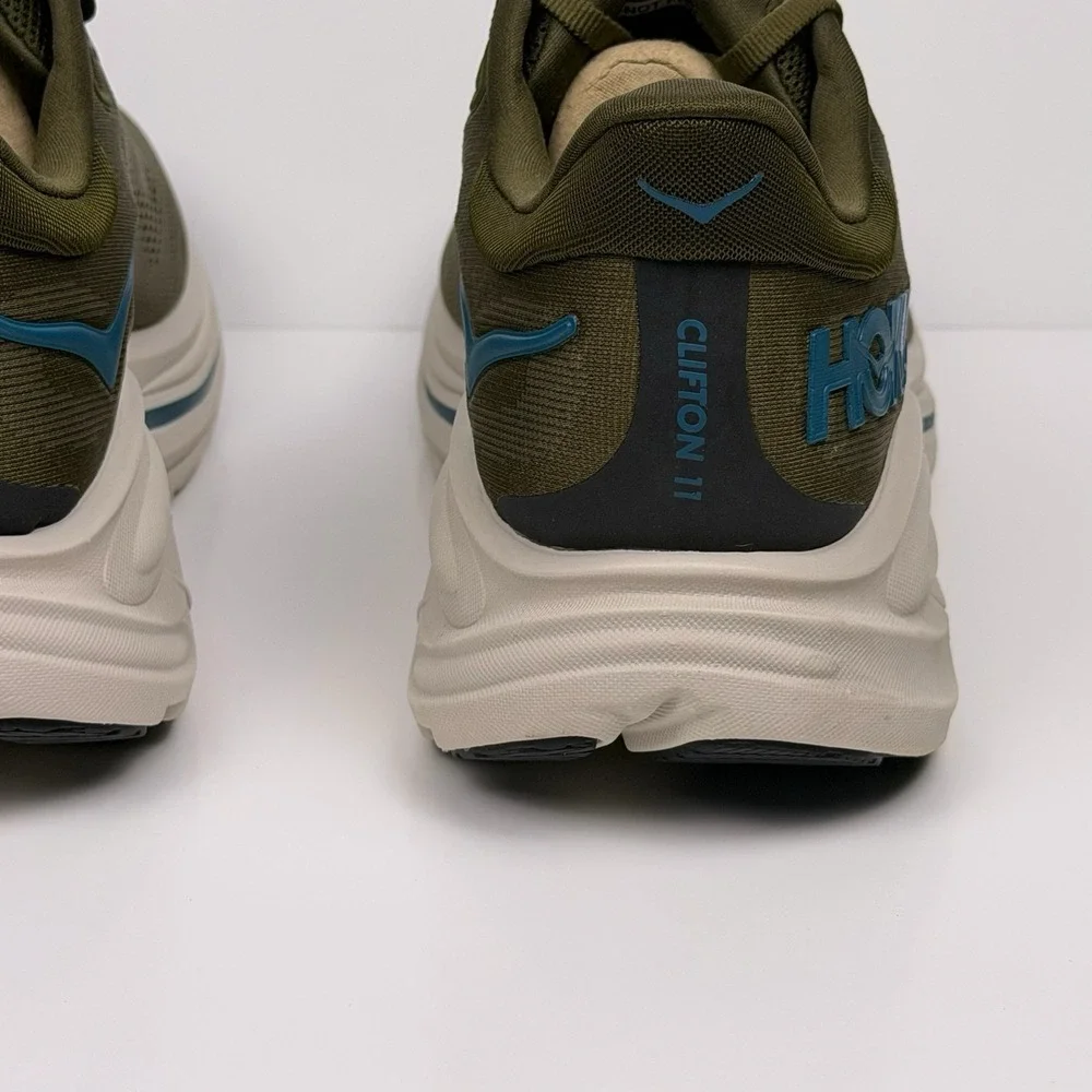 Hoka One One Clifton 11 Running Shoe Men Sz 10 Aloe Vera 1176572/AVRV Sample
